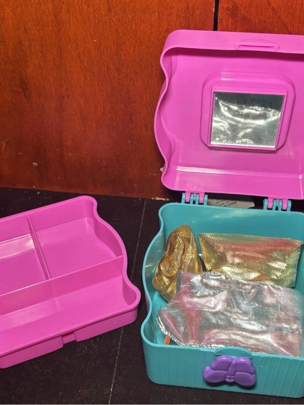 Pink & Teal Butterfly Toy Storage Box - Kids Toys